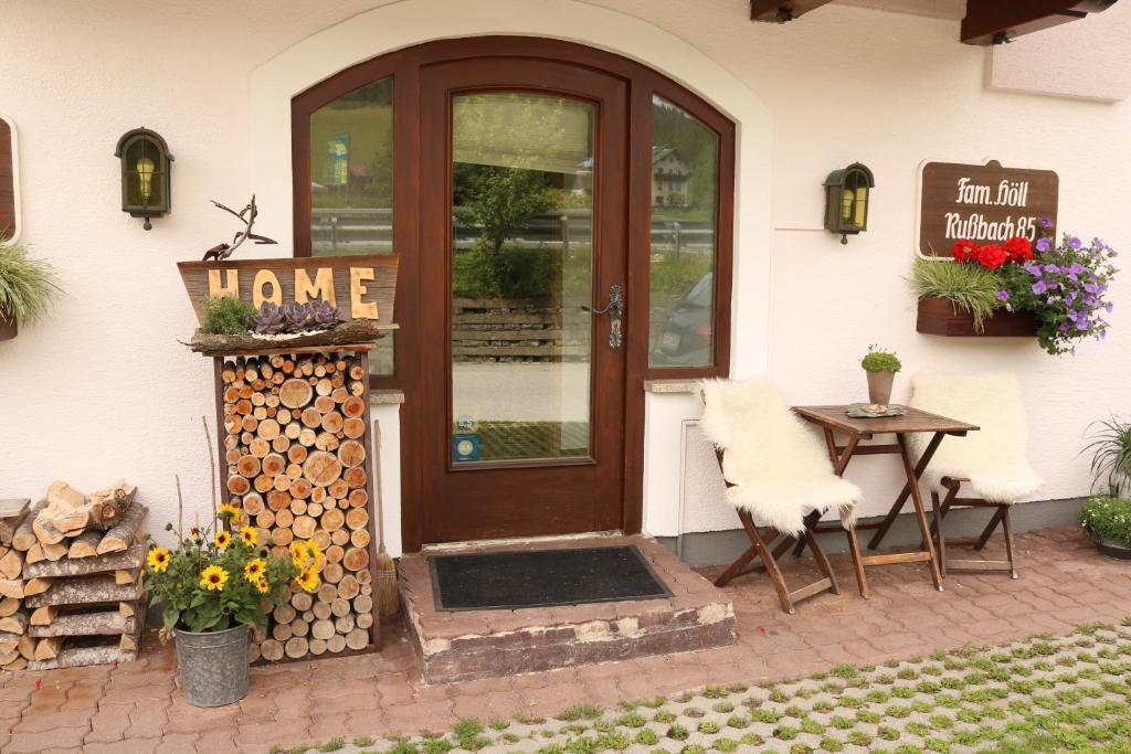 Ferienhaus Hoell Russbach am Pass Gschütt Exterior foto
